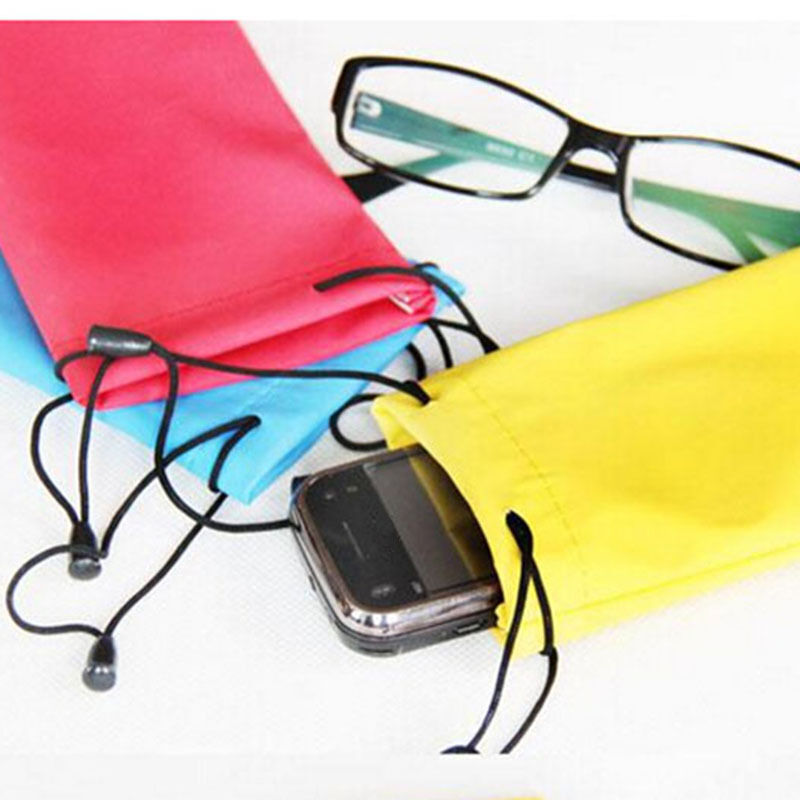 5PCS Hot Sunglasses Bag Pouch Soft Cloth Cleaning Optical Glasses Case M.l8