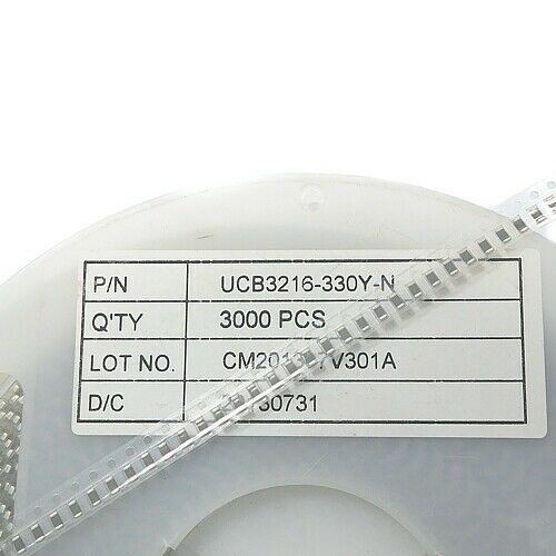 [50pcs] UCB3216-330YN BEADS Imp_33Ohm_100MHz SMD-3216