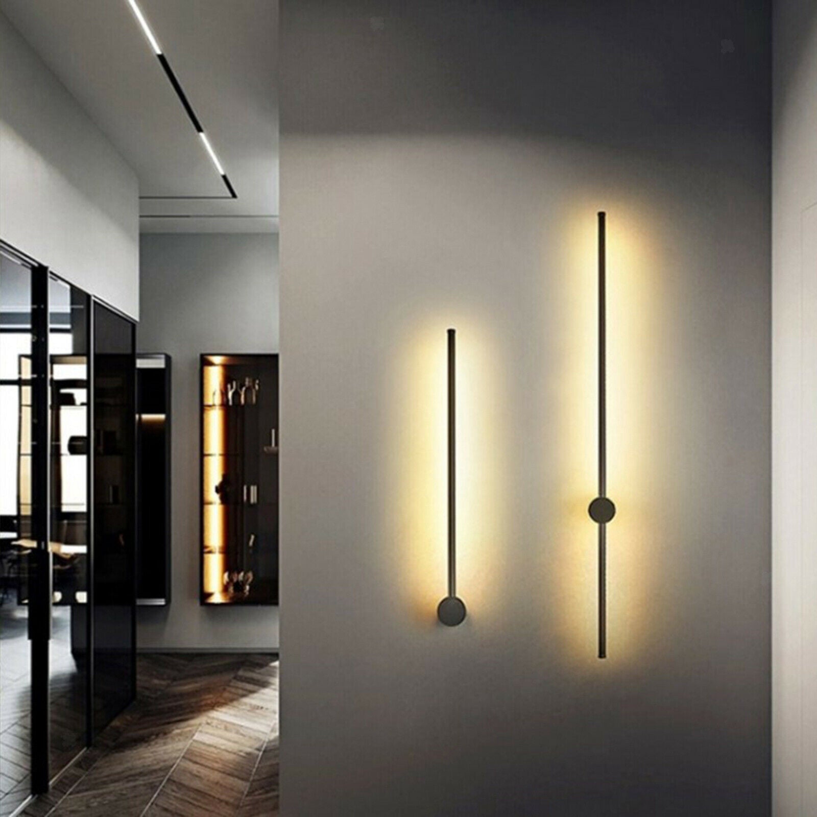 Wall Mounted Light Atmosphere Lamp Office Bedroom Bar Decor 60cm Warm Light