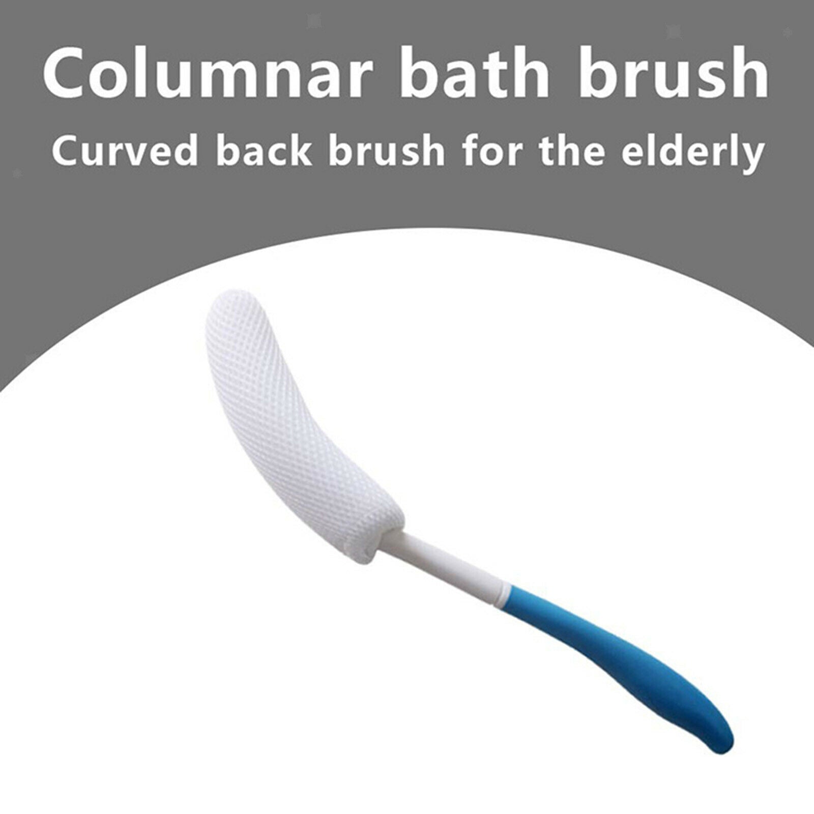 Back Bath Brush for Elderly Lotion Applicators Anti-Slip Handle Improve Skin's