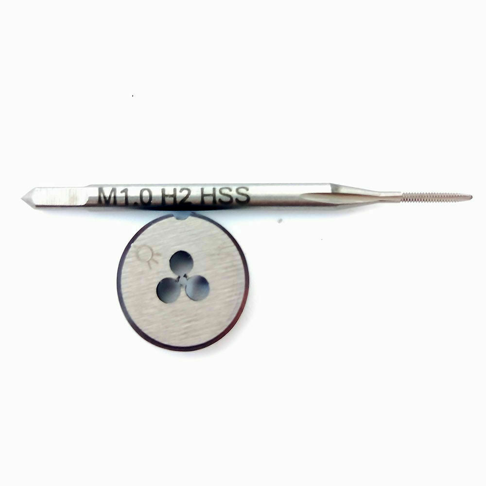 M1 Tap + Die Machine Thread Tap And Round Thread Die Right Hand HSS Taper