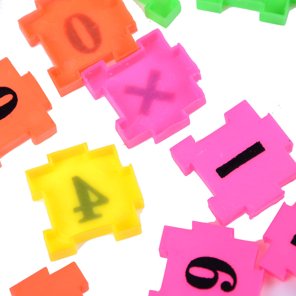 36x Kids Plane Numbers Play Jigsaw Puzzle Early Educational Arithmetic To.l8