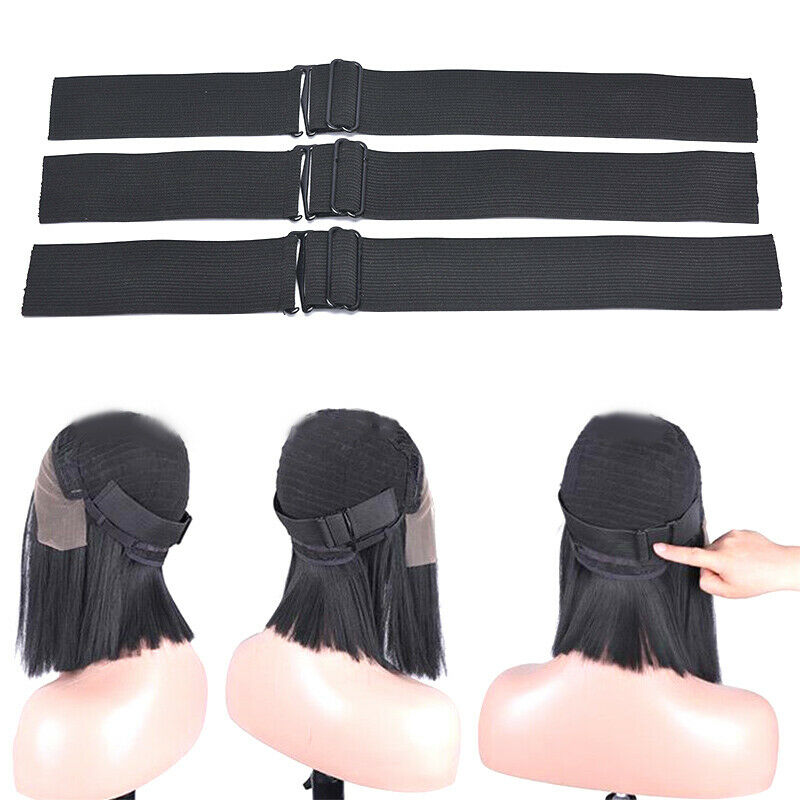 Adjustable Black Elastic Band For Hair Nets Making Wig Caps Sewing Elasti.l8