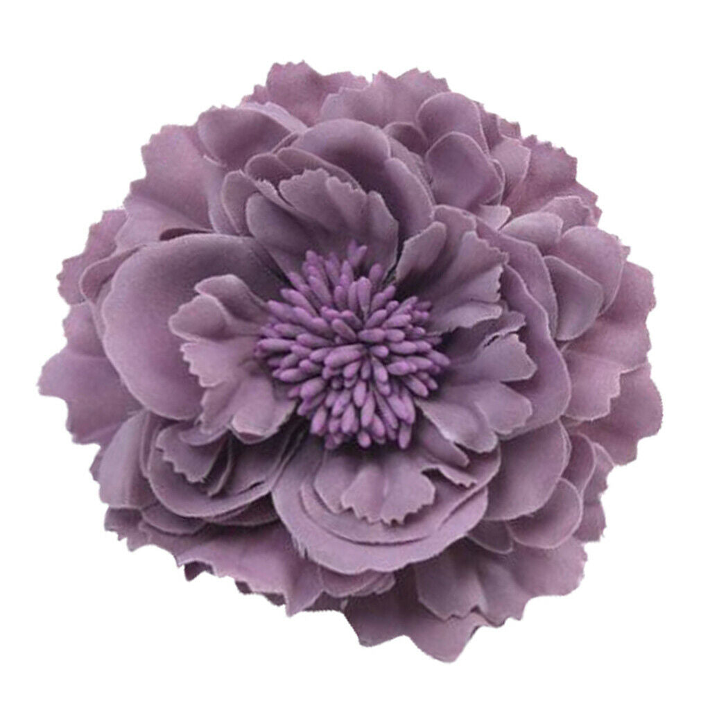 Decorative Flower Curtain Tiebacks Voile Drape Tiebacks Monthly Rose-Purple