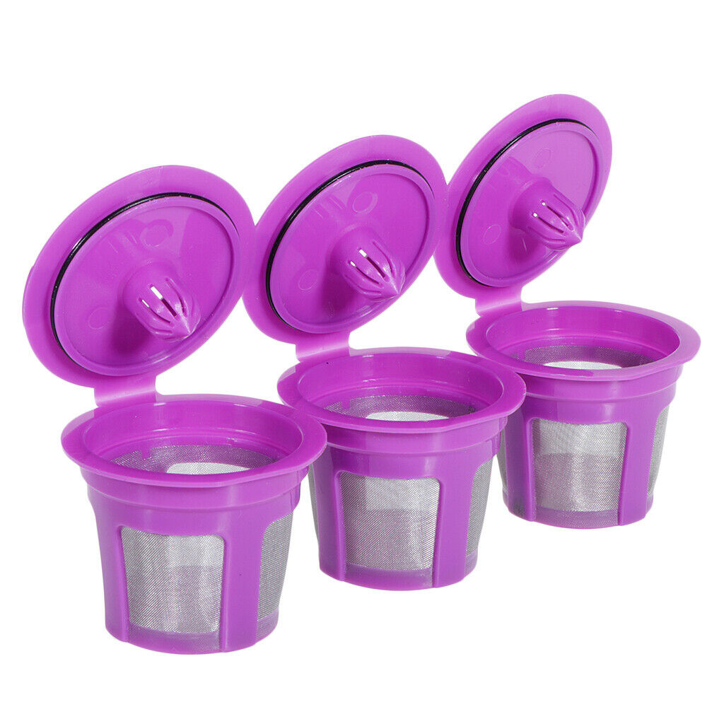 9-piece Reusable K Cups Coffee Filters for Keurig K550/K560 BPA FREE Purple