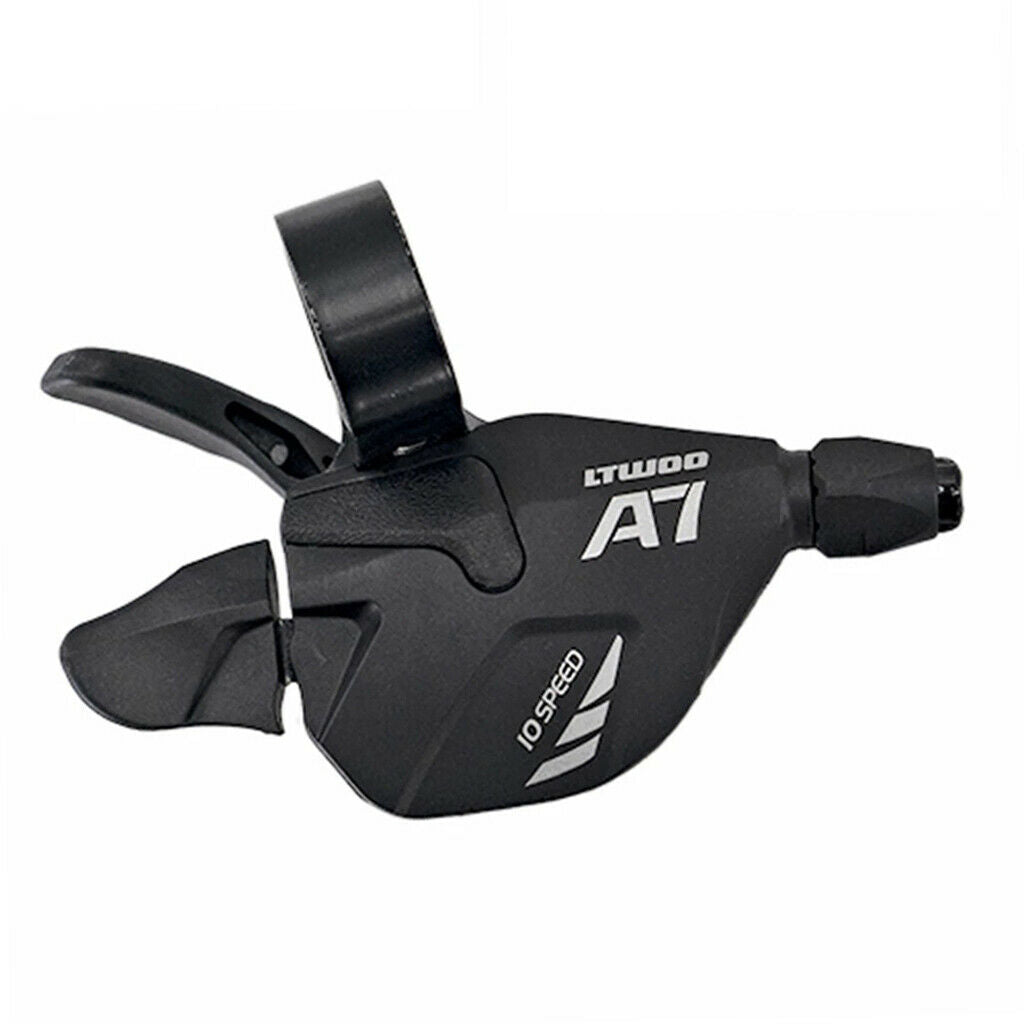 Premium Bike Shifter Lever MTB Bicycle 10 Speed Sturdy Thumb Gear Black