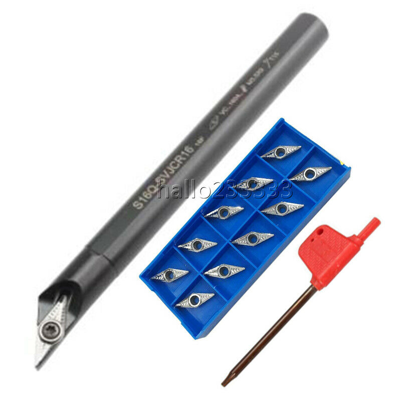 Right hand 93°S16Q-SVJCR11 Internal Turning Tool Holder+VCGT110304-AK H01 insert