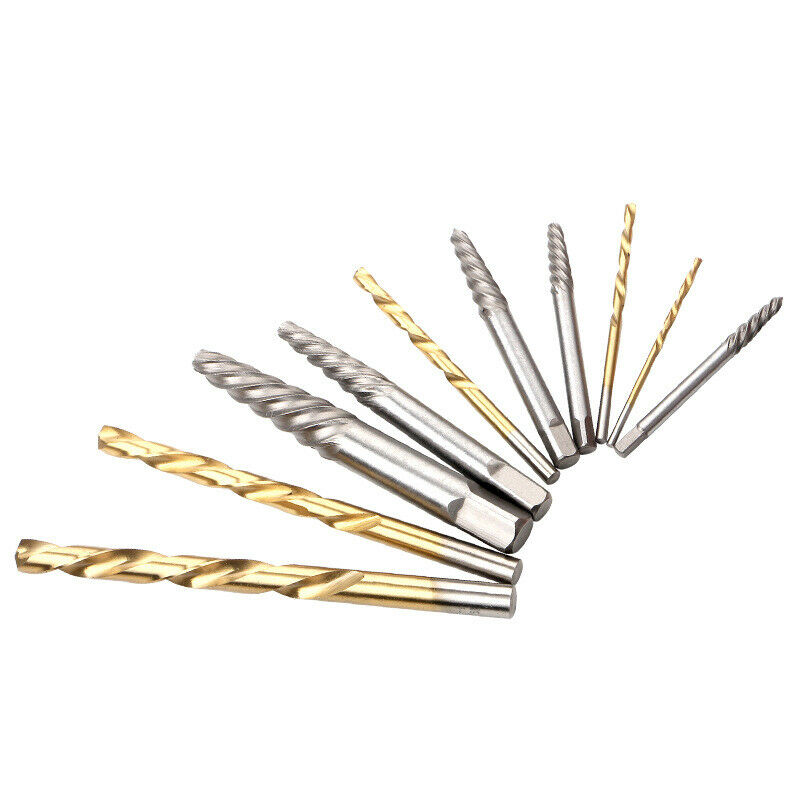 Screw Extractor Set Drill Bit Extractor Set 10Pcs