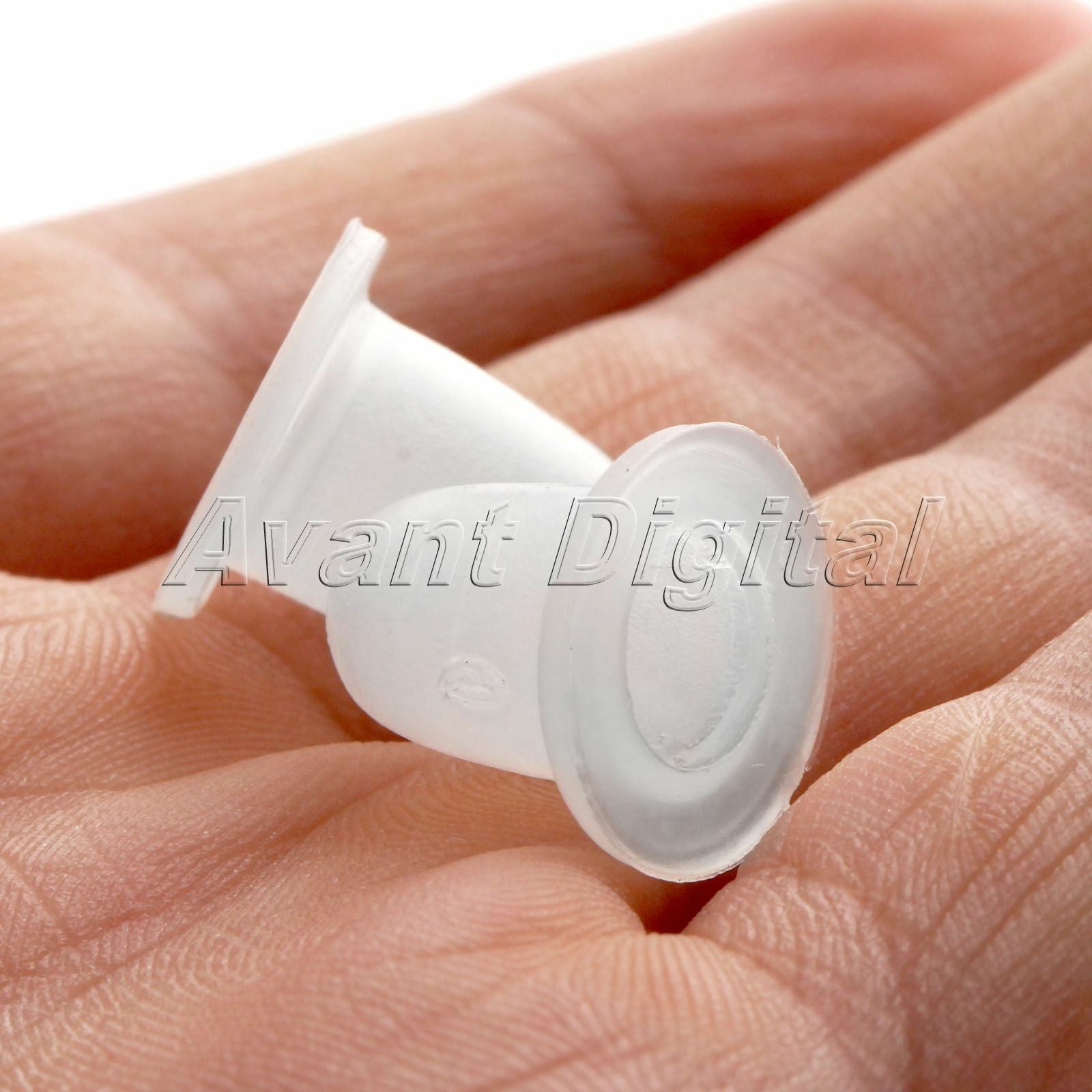 50X Soft Silicone Ink Cups Caps Tattoo Needles Eyebrow Lip Permanent Makeup Tool