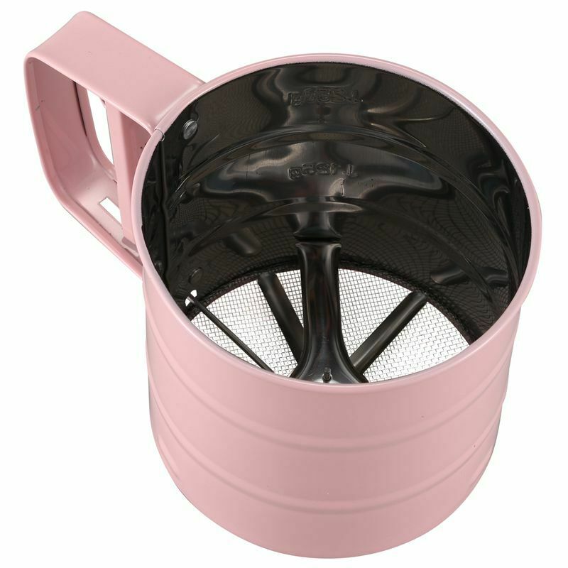 Stainless Steel Flour Sifter Handheld Powder Flour Sieve Icing Sugar Manual SiO2