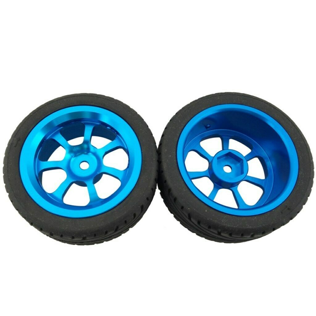 Metal Wheel Tires w/ Hex Nut for 1/18 Wltoys A959-B A949 A979 K929 RC Car