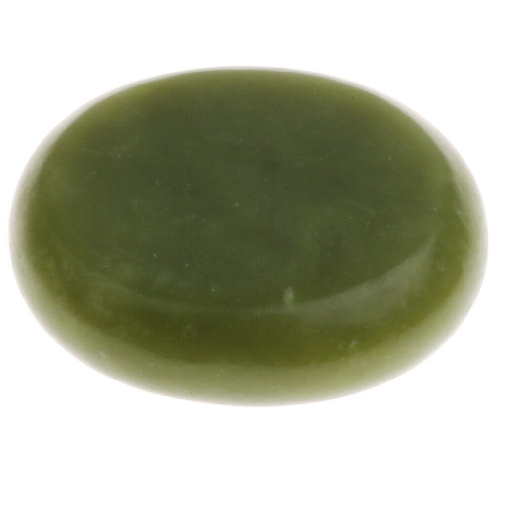 6 Packs Natural Jade Stones SPA Energy Hot Stones Skin Care Massage 5 x 6cm