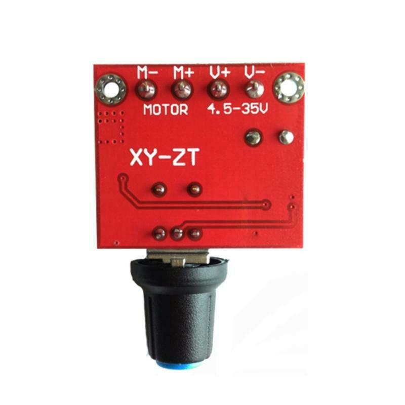 Mini DC Motor PWM Speed Controller 4.5V-35V Speed Control Switch LED Dimmer 5A