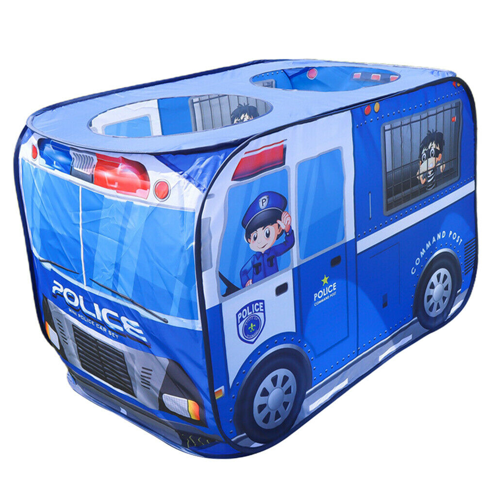 Collapsible Child Play Tent Large Space Police Car Tents Playground Toys