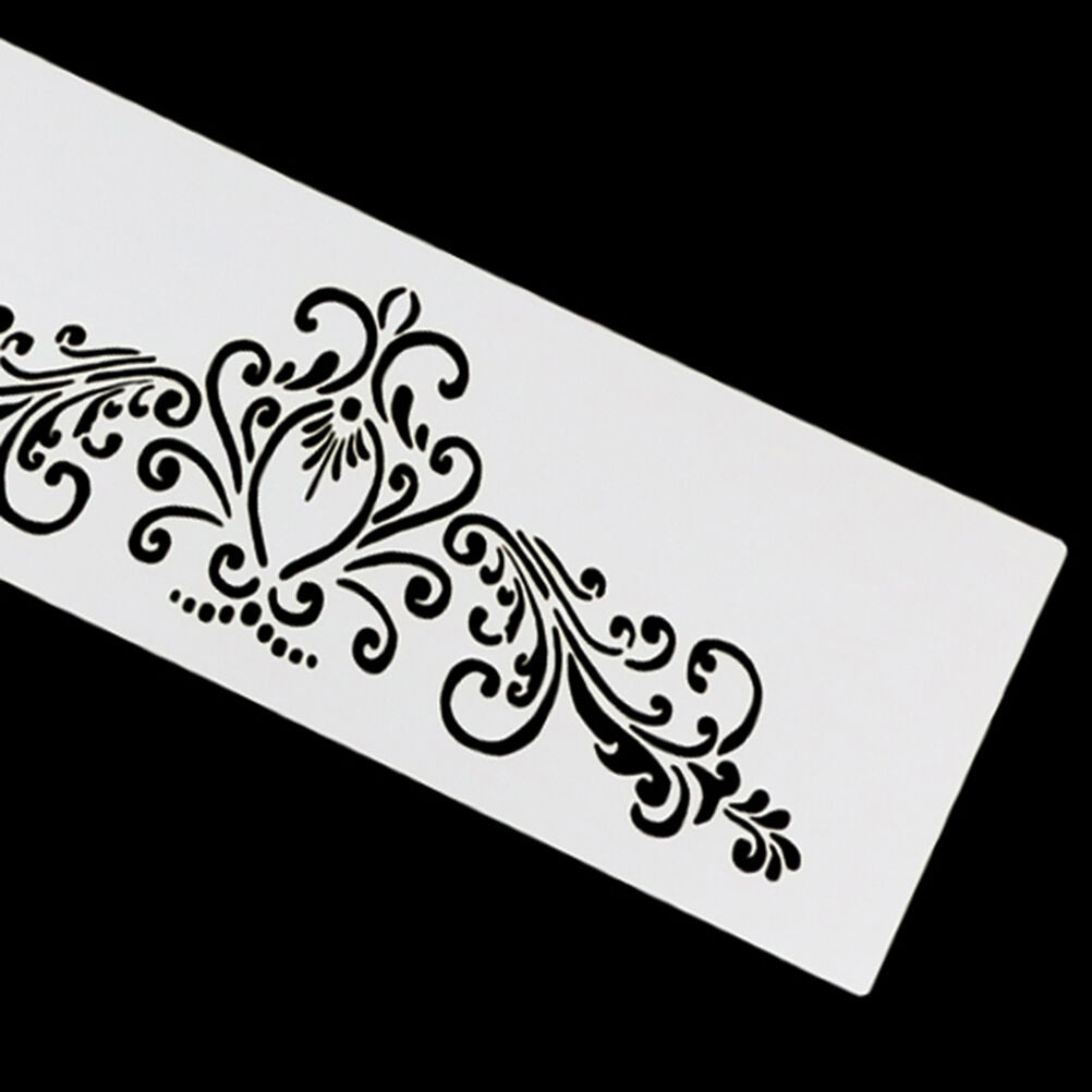 Lace Flower Cake Cookie Fondant Side Baking Wedding Stencil Decor DIY Tool.l8