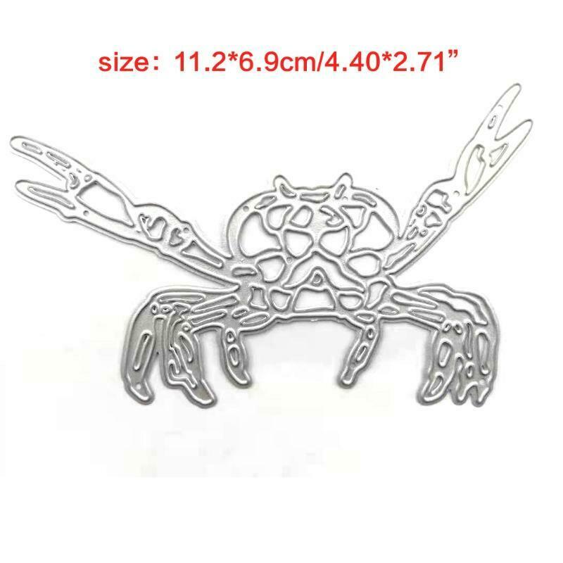 Crab Metal Cutting Dies Stencil DIY Scrapbooking Album Paper Card Template Mold