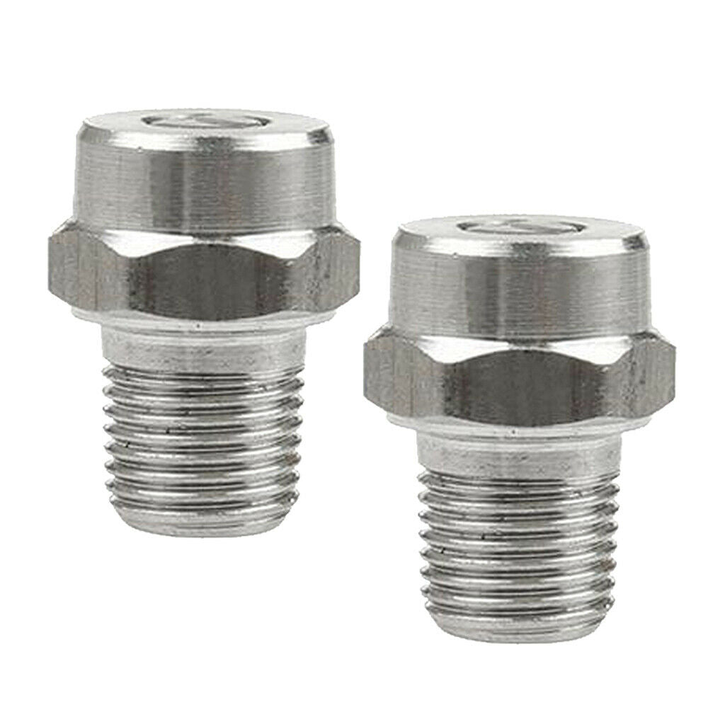 2 Pieces NPT1/8" High Pressure Washer Spray Fan Nozzle Tip 25 Deg
