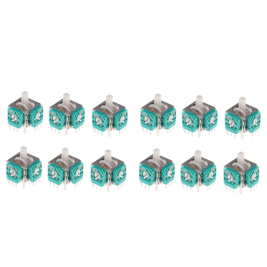 Set of 12 Analog Stick Replace Parts for Nintendo GameCube NGC Controller