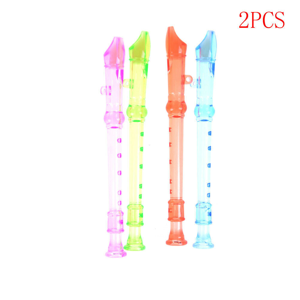 2pcs Random Color Small Baby Kids Music Instrument Whistle Educational To.l8