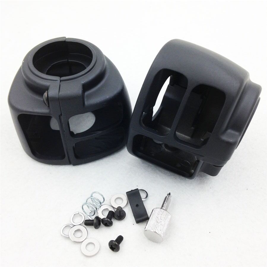 Switch Housings Cover For 2009 later Dyna Sportsters Softail V-Rod Black