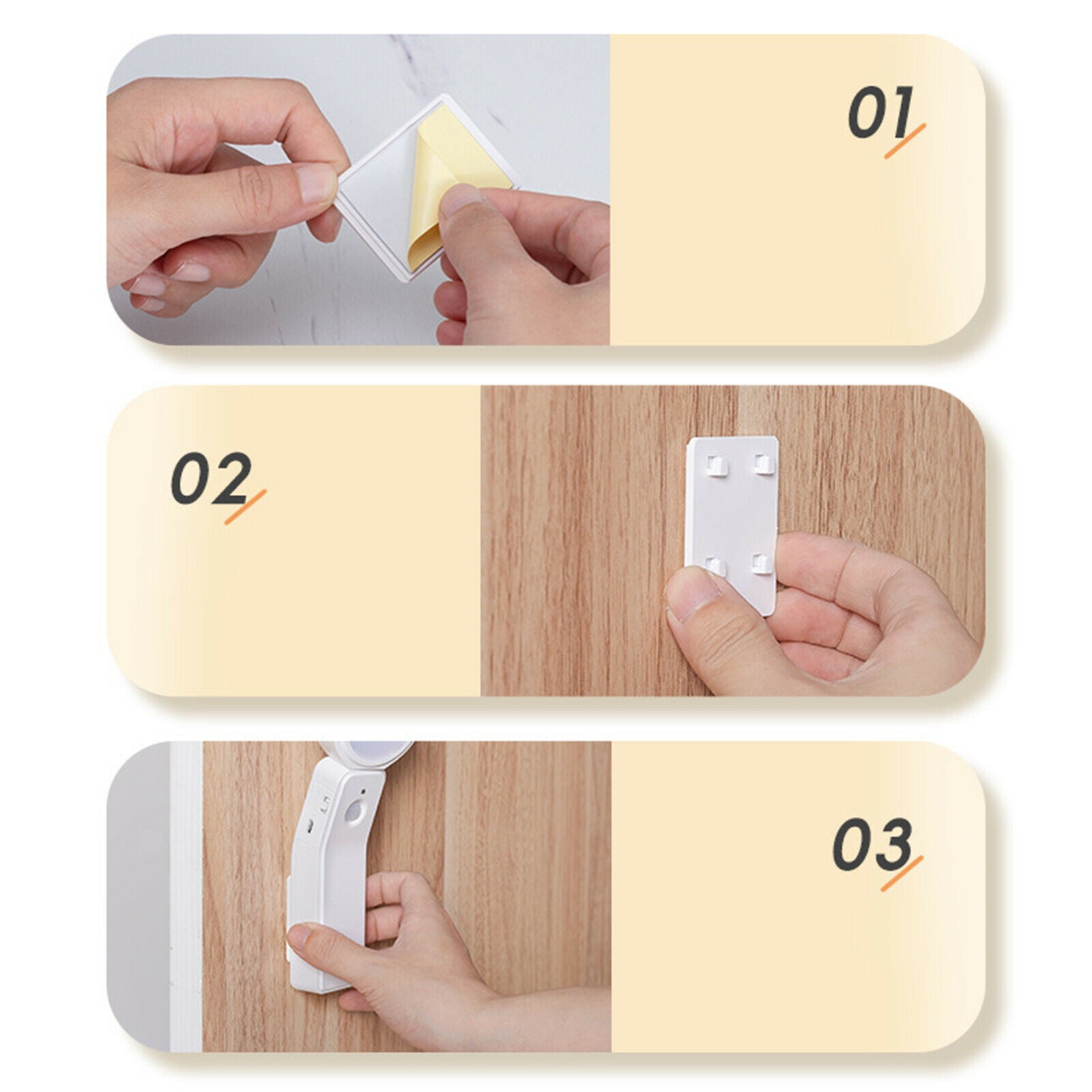 Human Body Induction Lamp Handheld Indoor Aisle Staircase for Bedroom Adults