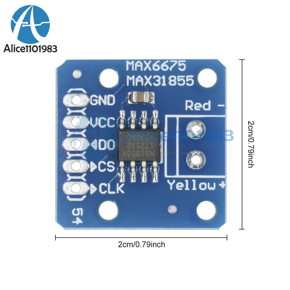 MAX31855 K Type Thermocouple Breakout Board K-type -200°C to 1350°C for Arduino