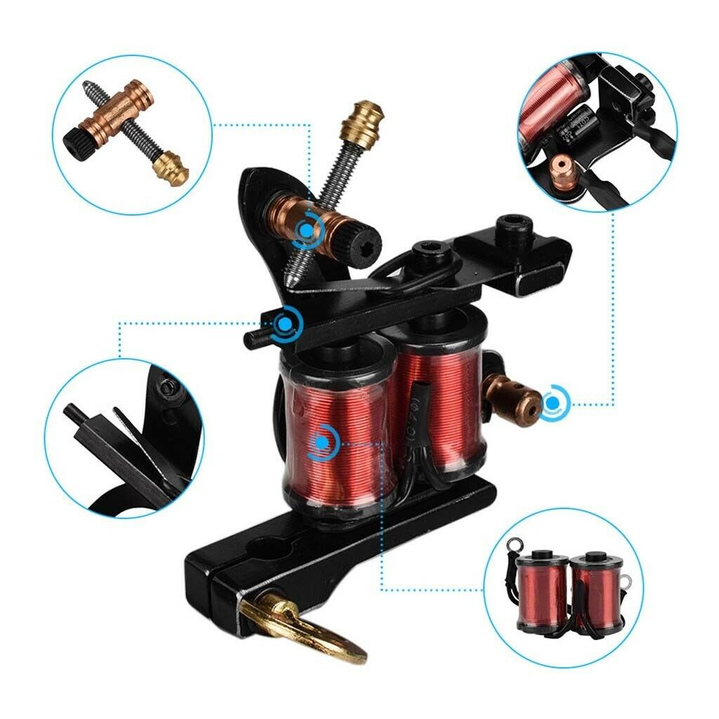 10 Coils Tattoo Coil Tattoo Machine Gun Handmade Machine Tattoo Supplies