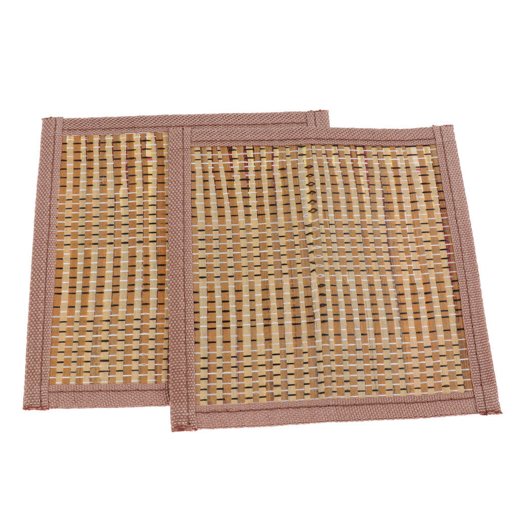 2Pack Chinchilla Hamster Cooling Mat Pad Bamboo Summer Small Animal Cold Bed