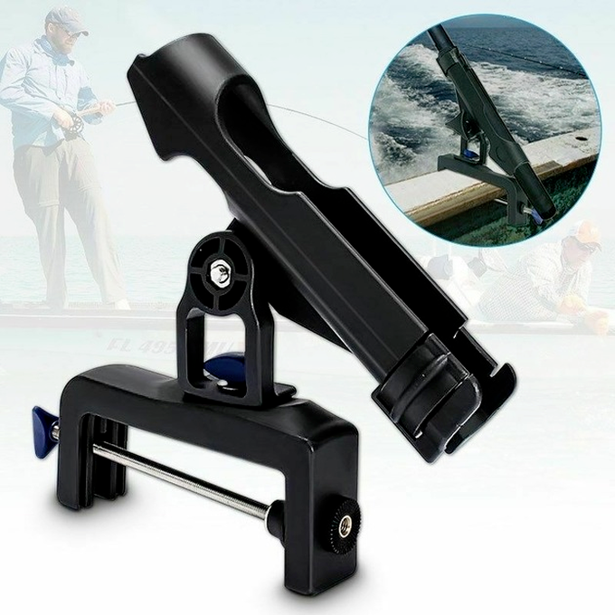 Adjustable 360° Boat Fishing Rod Holder Pole Kit For Racks Folding Bracket