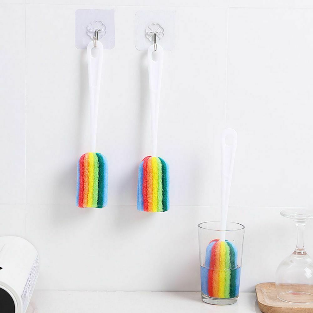 Tool Glass Household Washing Sponge Brush Bottle Brush Cleaner Scrubber