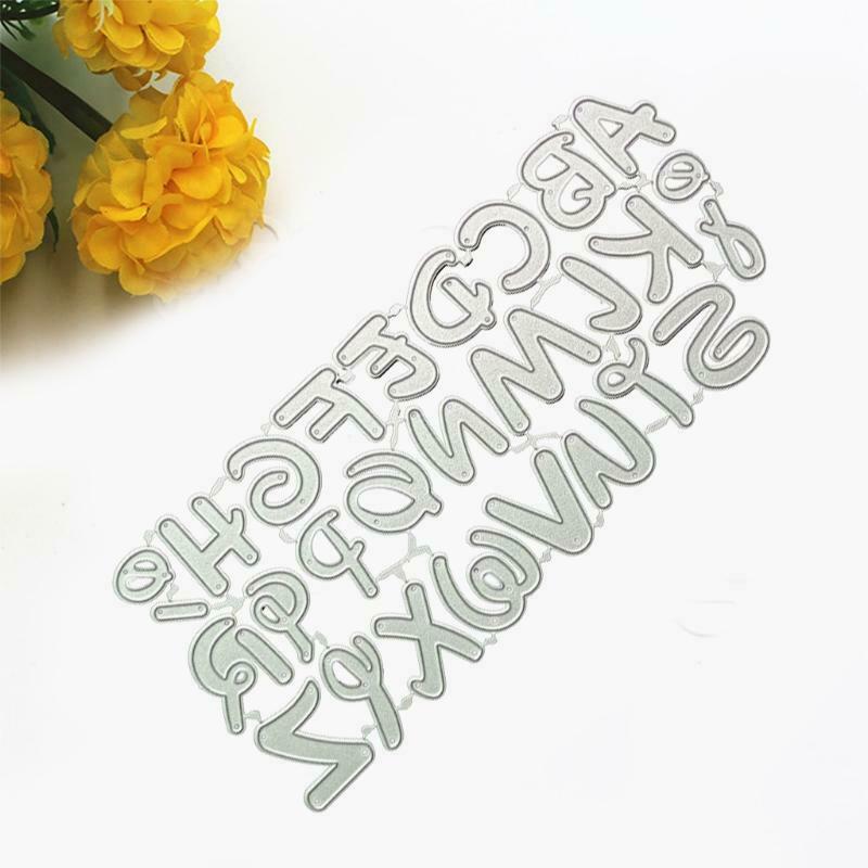 Capital Letter Printing Carbon Steel Cutting Dies DIY Scrapbooking Photo Album