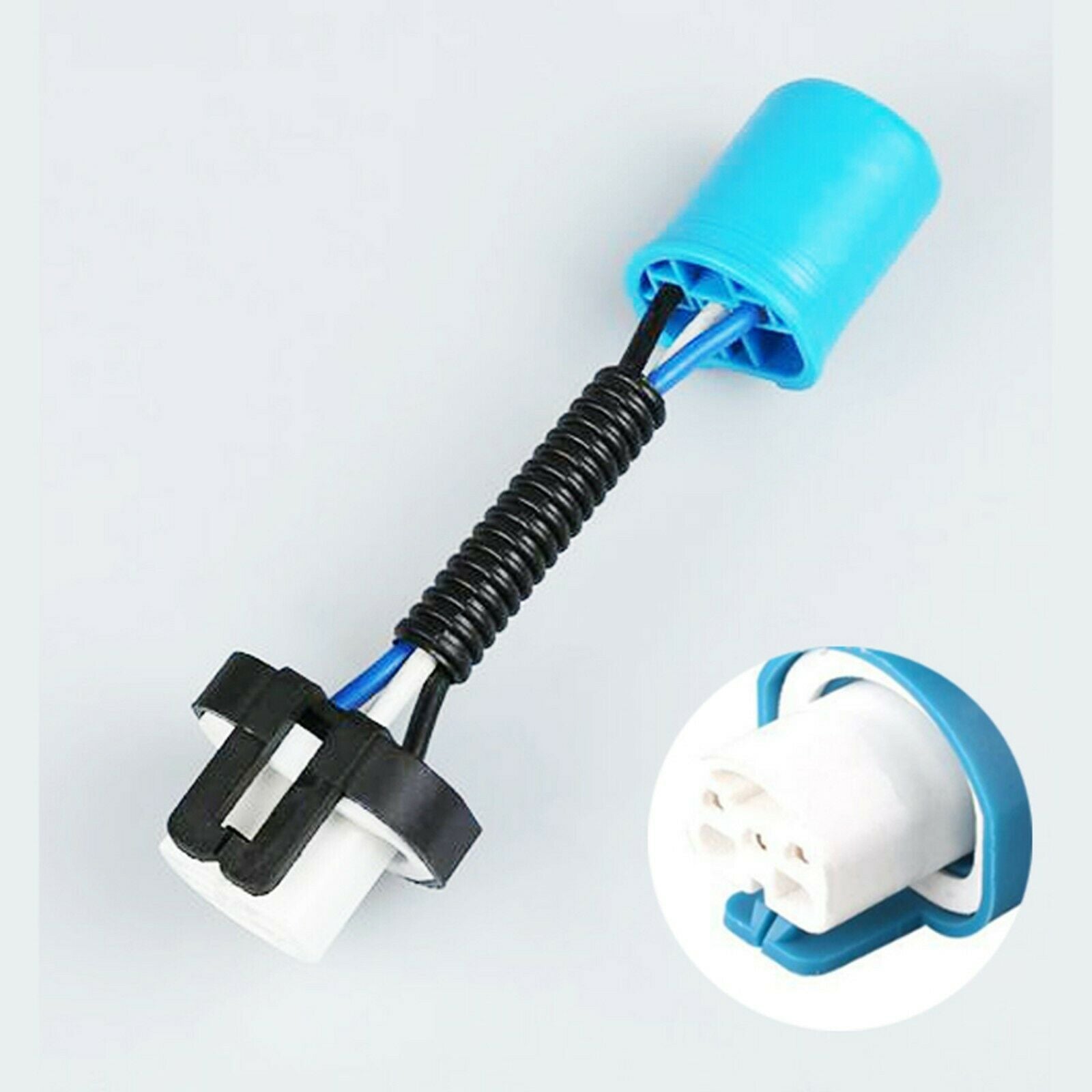9004 9007 male to female HID led bulb socket base outlet replace plug connector