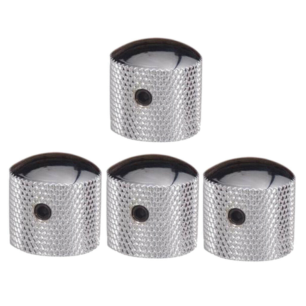 Metal Guitar Knob + Humbucking Pickup Ring Set for   Electric Guitar Accessories