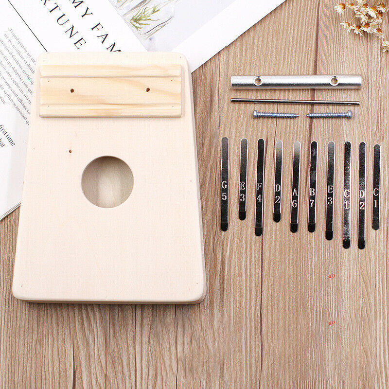 DIY thumb piano kalimba 10 key manual assembly finger piano keyboard instrumBDA