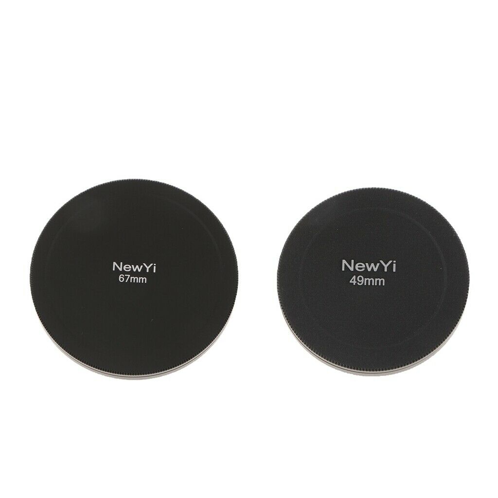 67mm 49mm Camera Lens Filter Storage   Case Metal Protection Box Covers