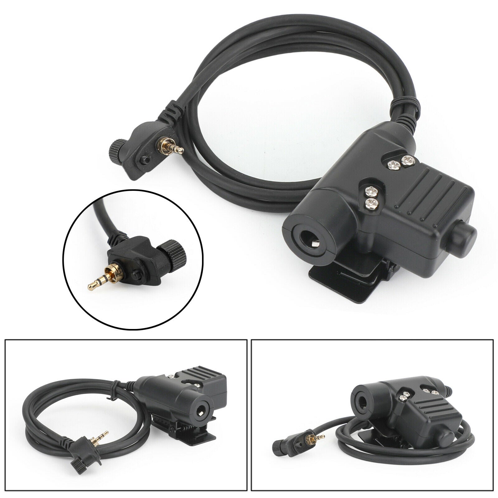 1x PTT Interphone Push-To-Talk Earpiece for MTP850 MTH600 MTH800 CA
