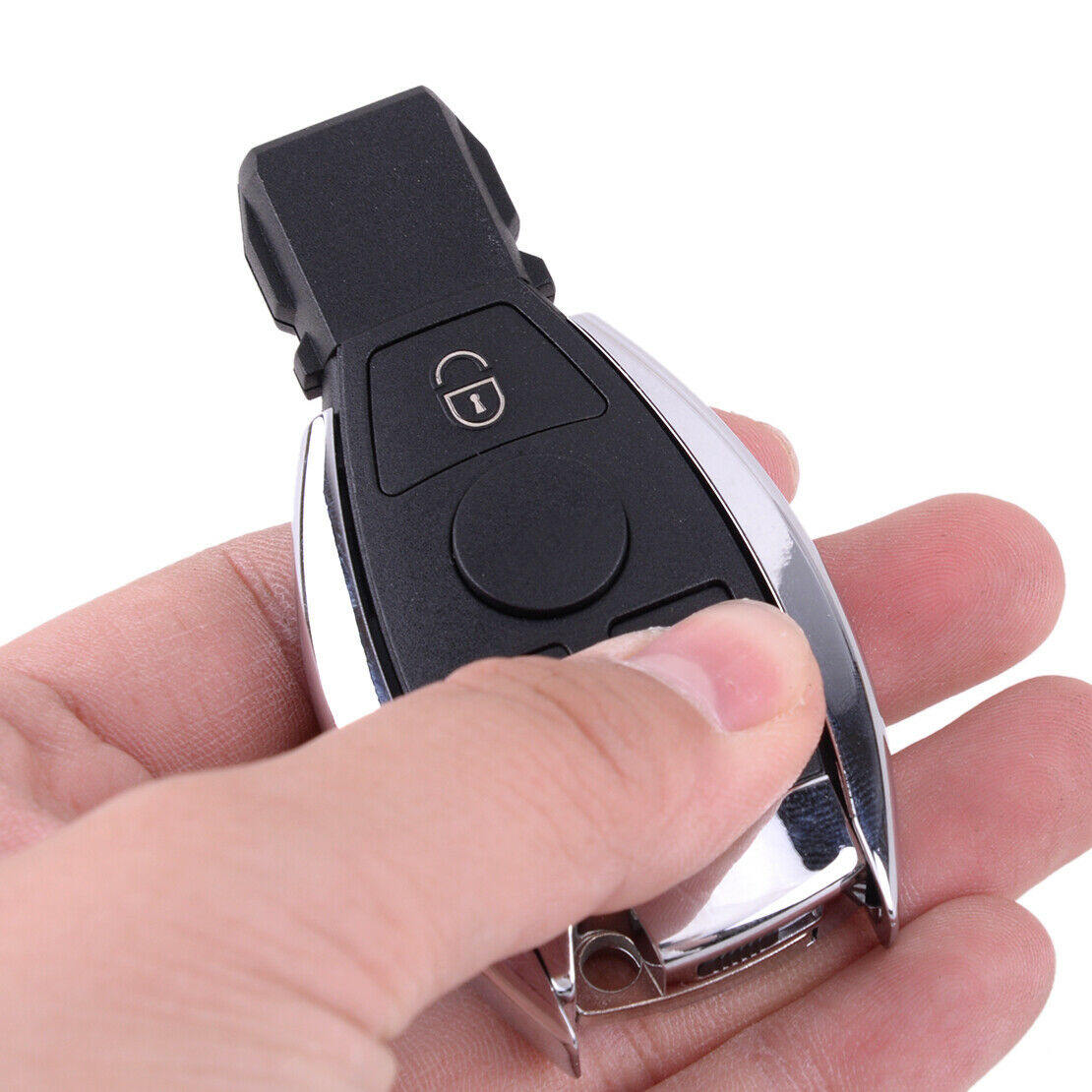 3 Buttons Uncut Smart Key Remote Entry Fob Case Shell Fit for Mercedes Benz New