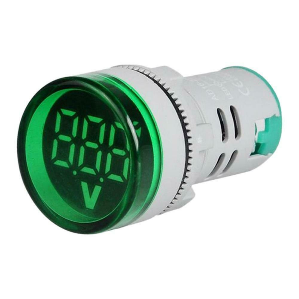 2x Mini High Brightness Digital Voltmeter Volt Meter Monitor Signal Lamp