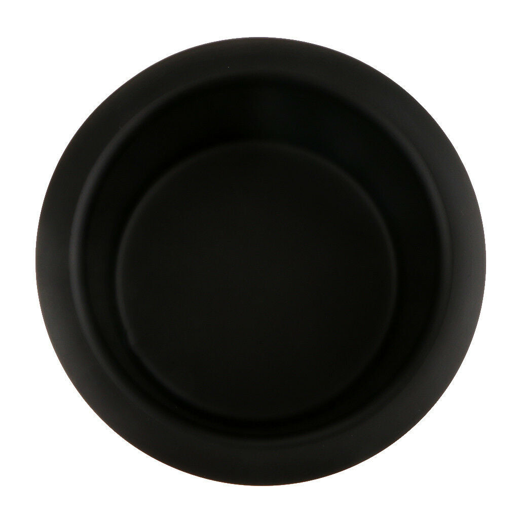 Marine Car Truck RV Cup Drink Holder Storage Base Black Aluminum Alloy Black