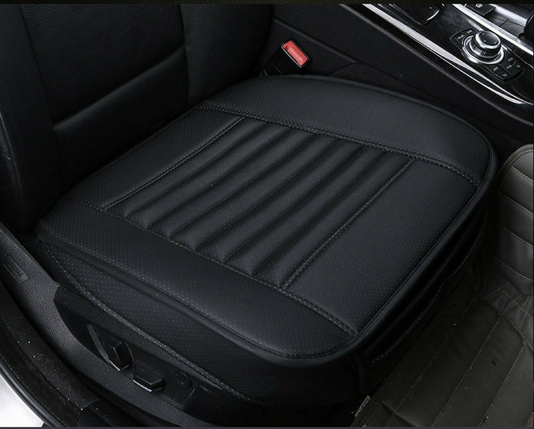 Bamboo charcoal PU Leather Car Seat Full Surround Cover Breathable Cushion Pad