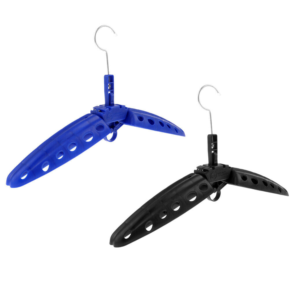 2pcs Scuba Diving Folding Coat Hanger for Wetsuit/Drysuit Travel and Storage
