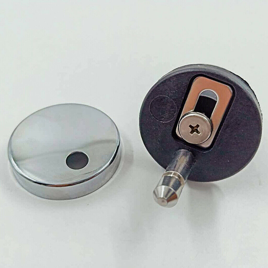 2Pcs Steel Toilet Seat Hinges Fittings Mounting Nuts Hinges DIY Repair Kits