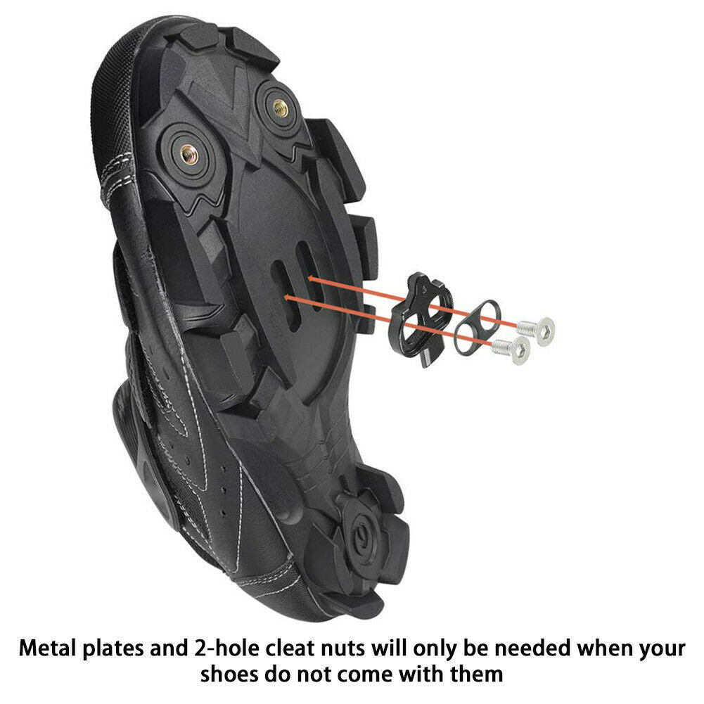 Bike Cleats for Shimano SPD Indoor Cycling and Mountain Bike Bicycle Cleat Set