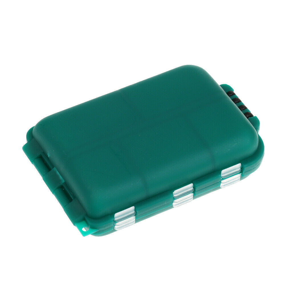 10 Compartments Fishing Tool Set Tackle Box Lure Bait Hooks Swivels Sinker