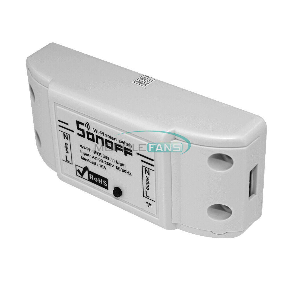 90-250V Sonoff WiFi Wireless Smart Switch Module ABS Shell for Home DIY Android