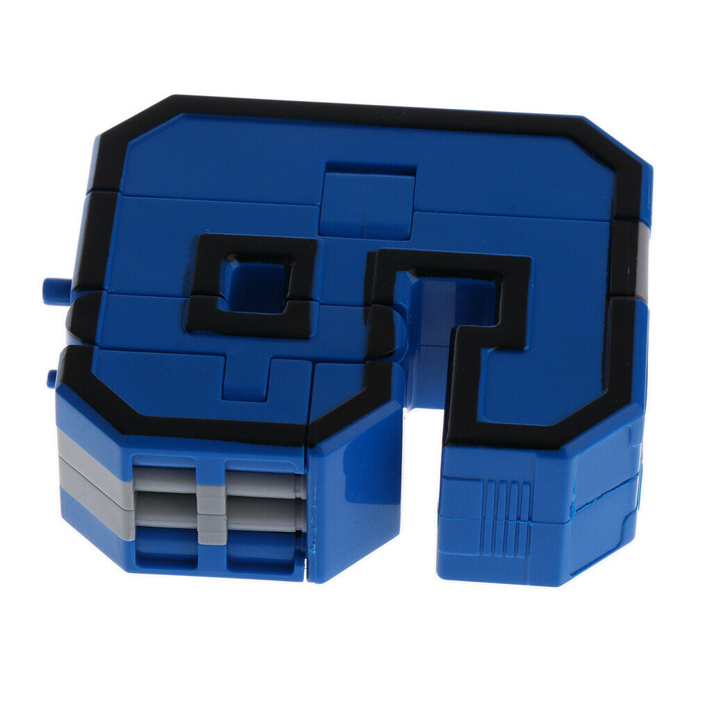 Cool Numbers Transforming Robot Includes 0-9 for Kids Play - 10 Pieces/Set