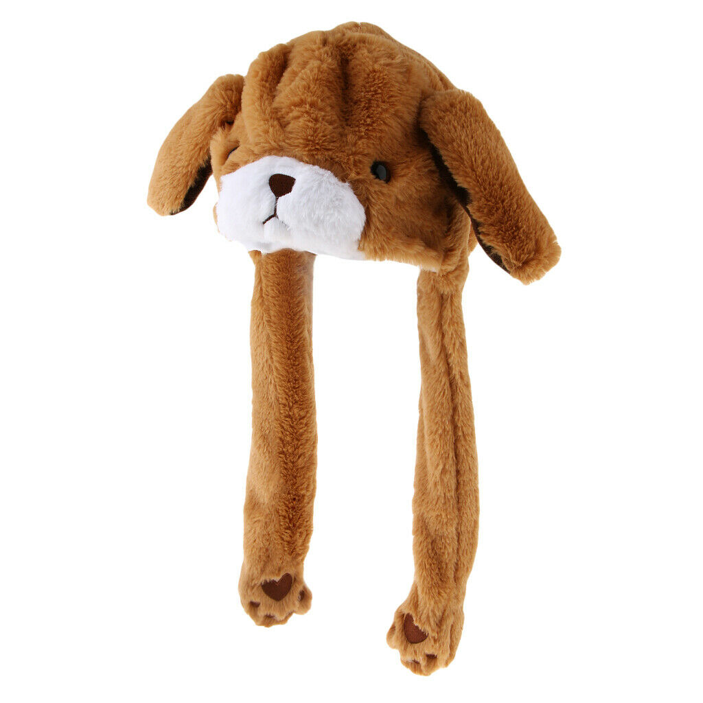 Bear Hat, Cute Animal Hat, Plush Hat, The Ear Can Move Up and Down