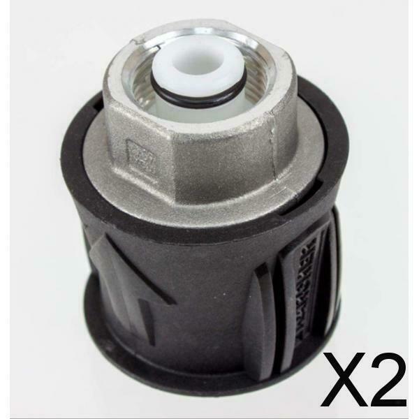 2X Pressure Washer Hose Adapter M22 Converter Outlet for Karcher K Washer Hose