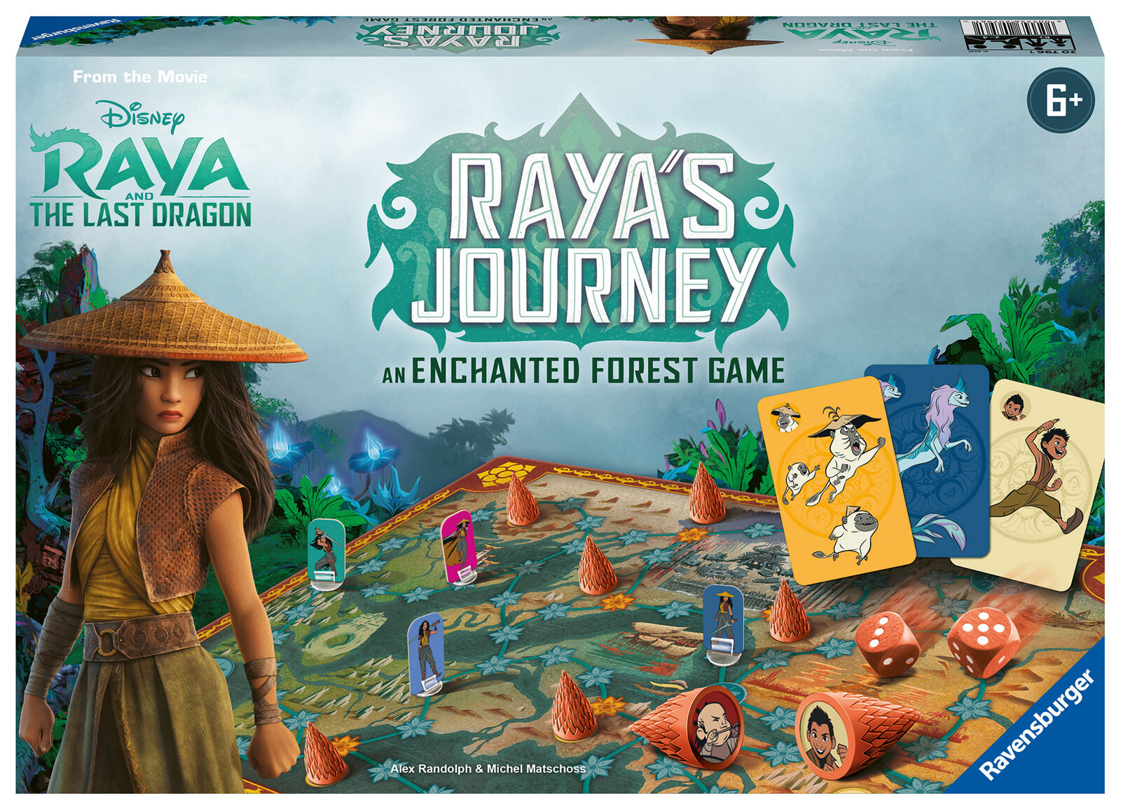 20796 Ravensburger Raya & the Last Dragon Enchanted Forest Board Game Age 5yrs+
