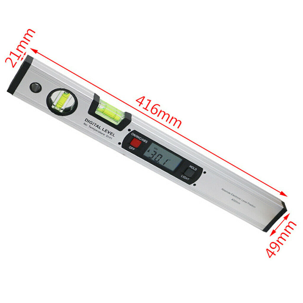 0 ~ 360 Â° Digital Level Electronic Cube Inclinometers Angle Finder 400 Mm